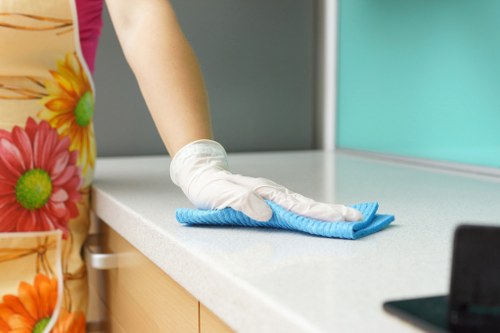 Post builders cleaning in a Haringey home with dust removal on freshly renovated surfaces