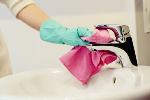 Deep cleaning hard flooring in a local Haringey home or commercial space