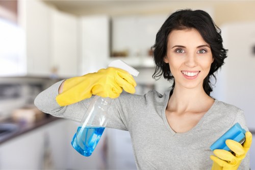 End of tenancy cleaning in a Haringey flat with detailed bathroom care