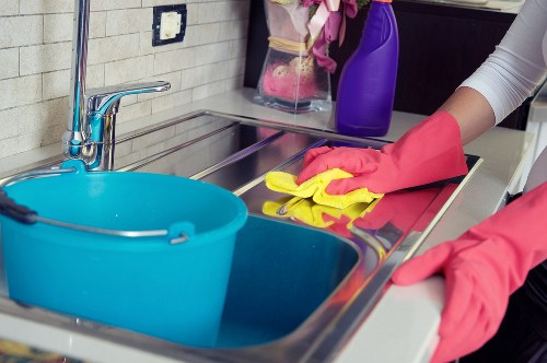 Deep cleaning of kitchen and bathroom areas in Haringey